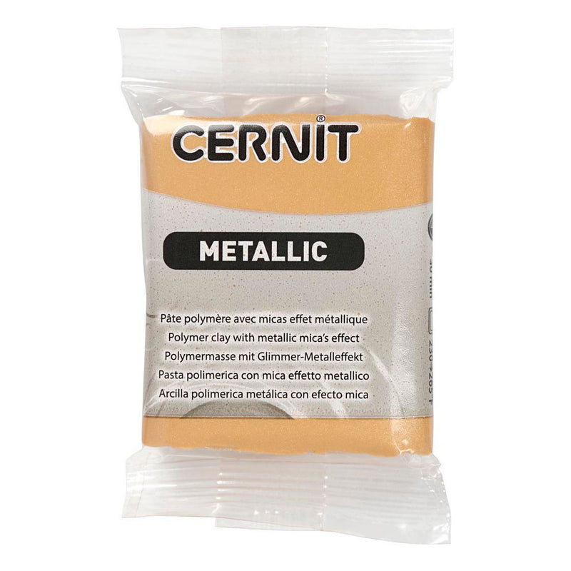 Afbeelding laden in galerijviewer, Creativ company cernit boetseerklei goud, 56 gram