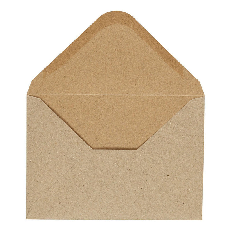 Load image into Gallery viewer, Creativ company envelop naturel, 11,5x15cm, 10st.