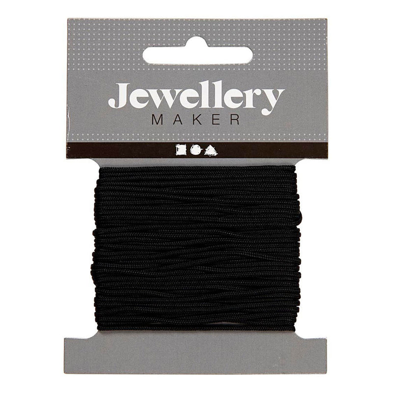 Afbeelding laden in galerijviewer, Creativ company macrame koord zwart, 10m
