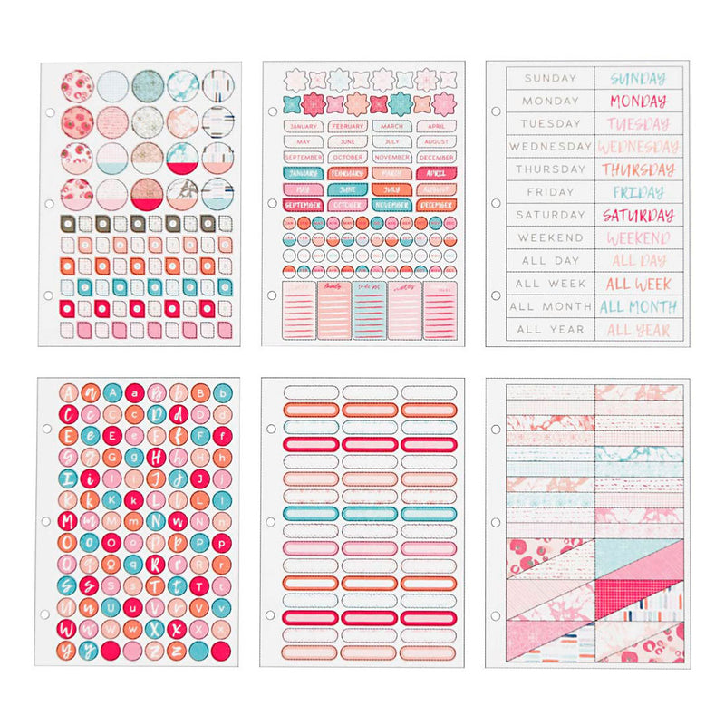 Load image into Gallery viewer, Creativ company stickerboek aquarel a5 voor planner, 578st.