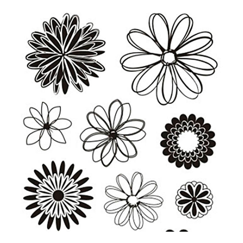 Load image into Gallery viewer, Creativ company http: www.cchobby.nl silicone-stempels-bloemen-vel-11x15-5-cm-1-vel