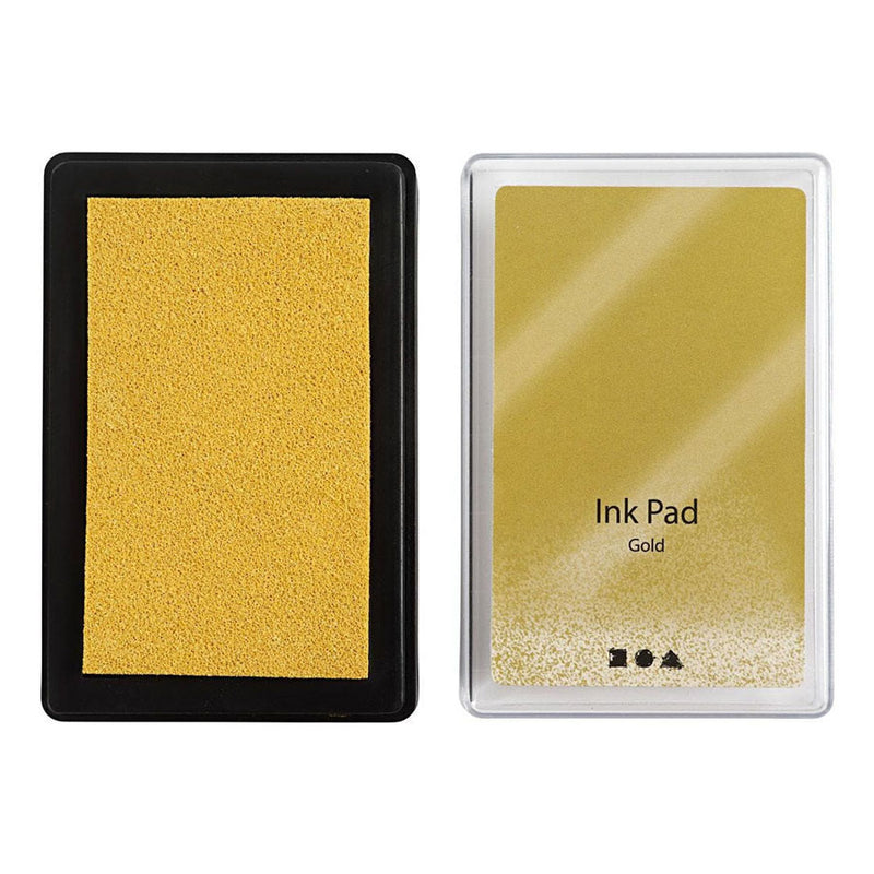 Load image into Gallery viewer, Creativ company stempelinkt, goud, h: 2 cm, afm 9x6 cm, 1 stuk