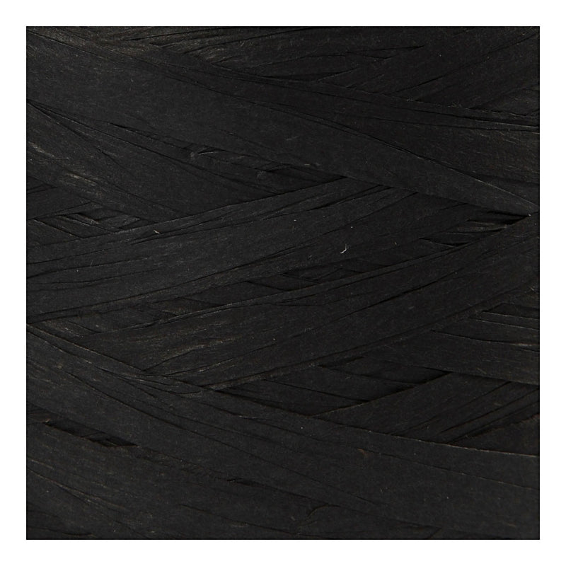 Load image into Gallery viewer, Creativ company papier raffia garen zwart, 100m
