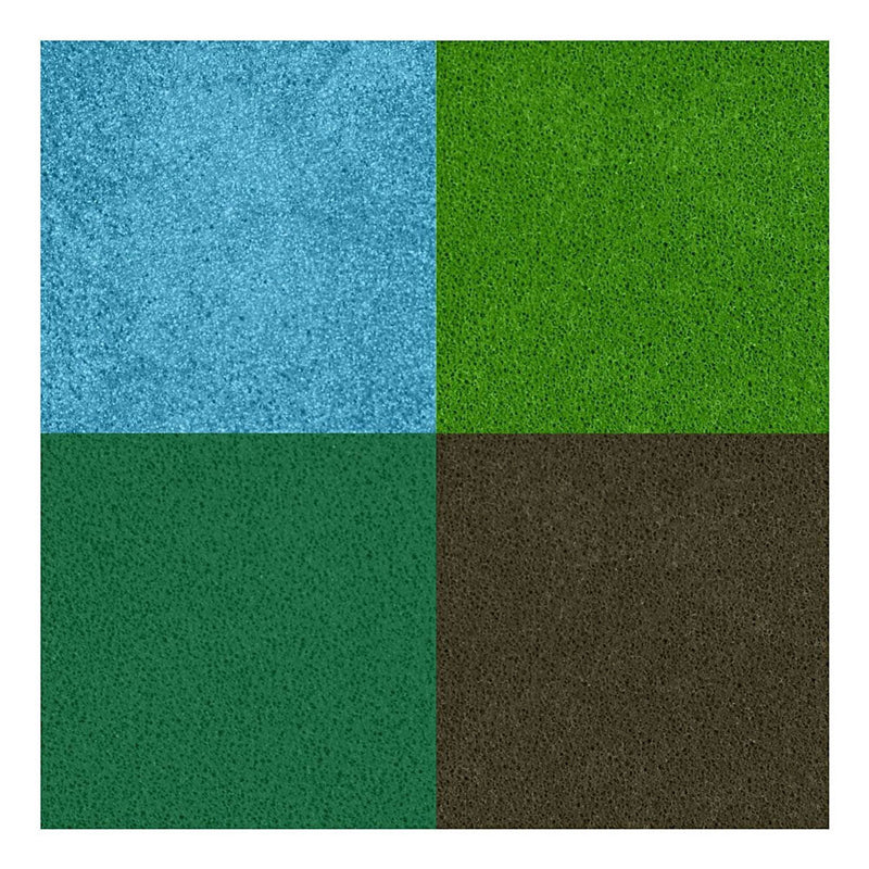 Load image into Gallery viewer, Creativ company stempelinkt, groen, lichtgroen, olijf, aqua, h: 2 cm, afm 3,5x3,5 cm, 4 stuk 1 doos