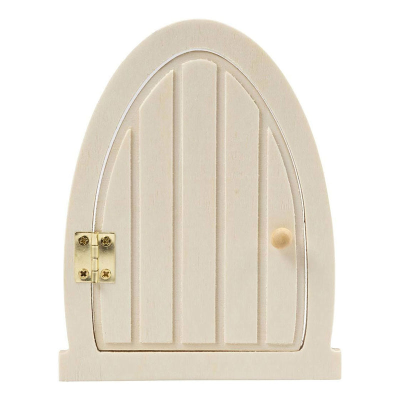 Load image into Gallery viewer, Creativ company houten miniatuur deur met scharnieren, 13x10cm