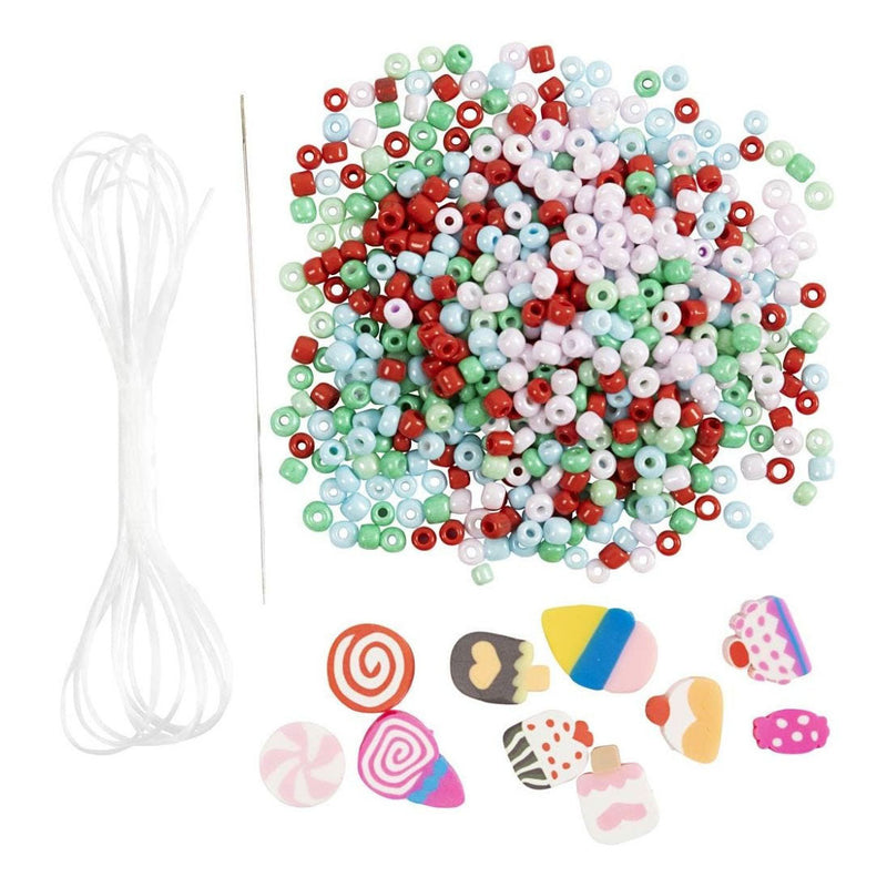 Load image into Gallery viewer, Creativ company mini hobbyset sieraden elastische armband en ring