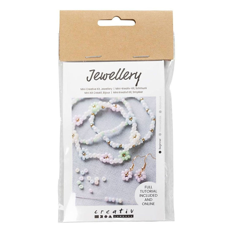 Load image into Gallery viewer, Creativ company mini hobbyset sieraden elastische armband en oorbel