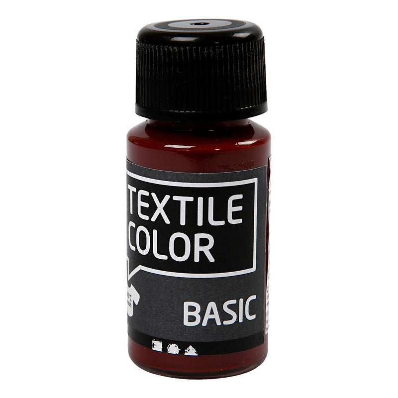 Load image into Gallery viewer, Creativ company textile color semi-dekkende textielverf - bruin, 50ml