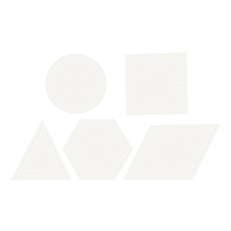 Afbeelding laden in galerijviewer, Creativ company kruissteken karton wit geometrisch, 20st.
