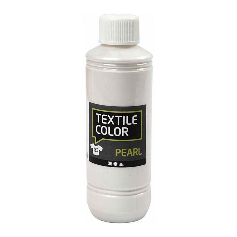 Load image into Gallery viewer, Creativ company textile color dekkende textielverf - base parelmoer, 250ml