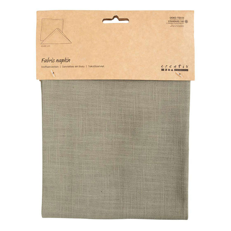 Load image into Gallery viewer, Creativ company stoffen servet dusty groen, 42x42cm