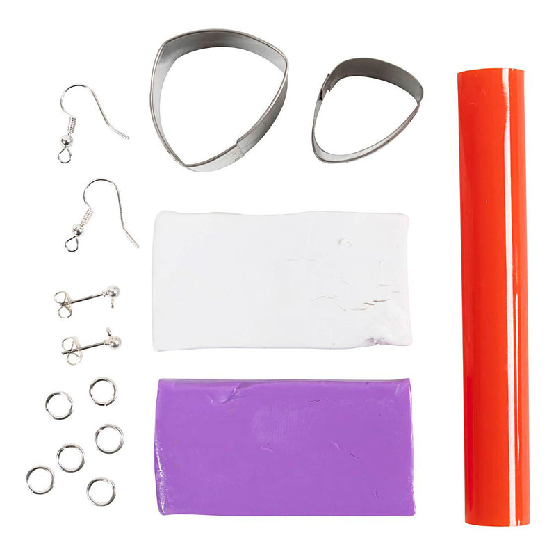 Load image into Gallery viewer, Creative company mini hobbyset sieraden oorbellen paars