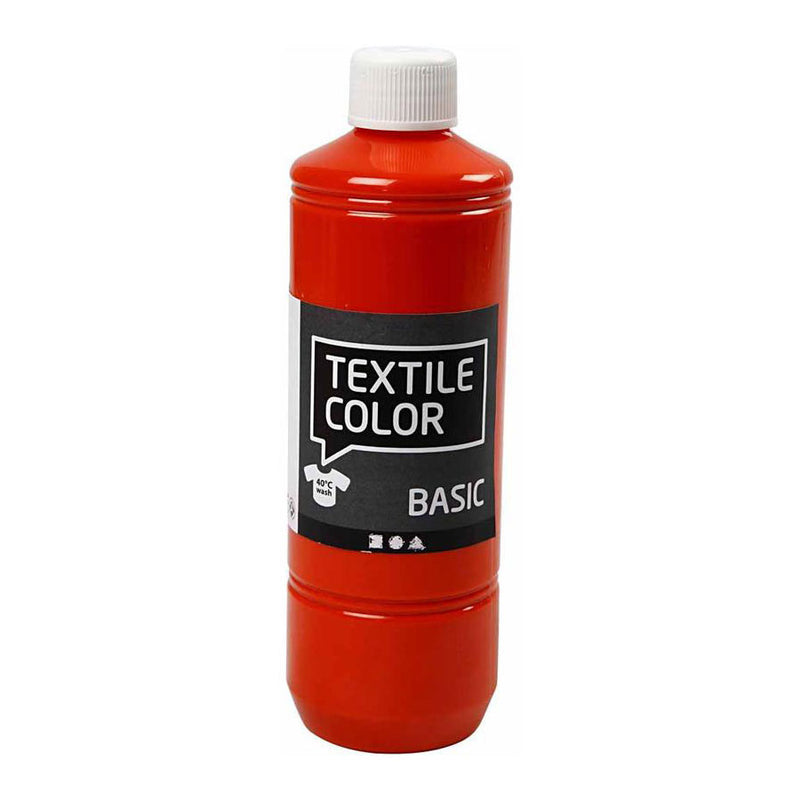 Load image into Gallery viewer, Creativ company textile color semi-dekkende textielverf - oranje, 500ml