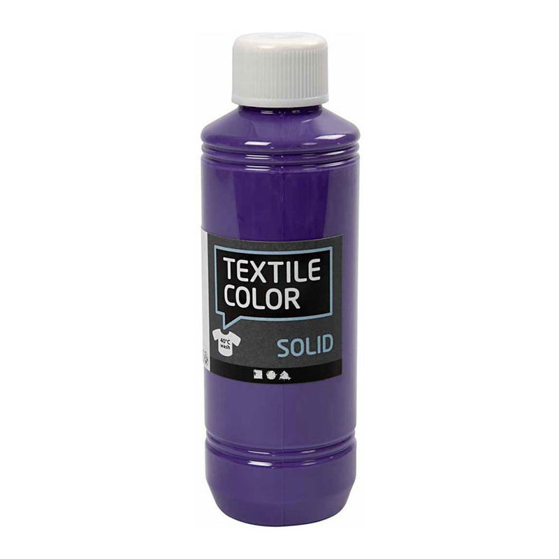 Load image into Gallery viewer, Creativ company textile color dekkende textielverf - paars, 250ml