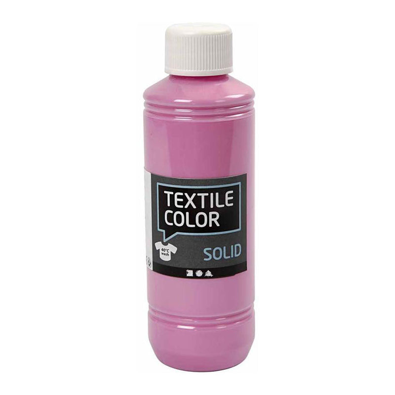Load image into Gallery viewer, Creativ company textile color dekkende textielverf - roze, 250ml