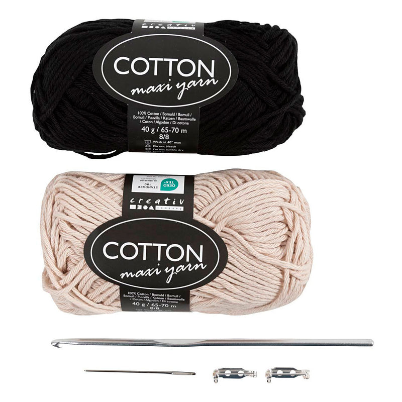 Load image into Gallery viewer, Creativ company mini hobbyset haken tas met roos