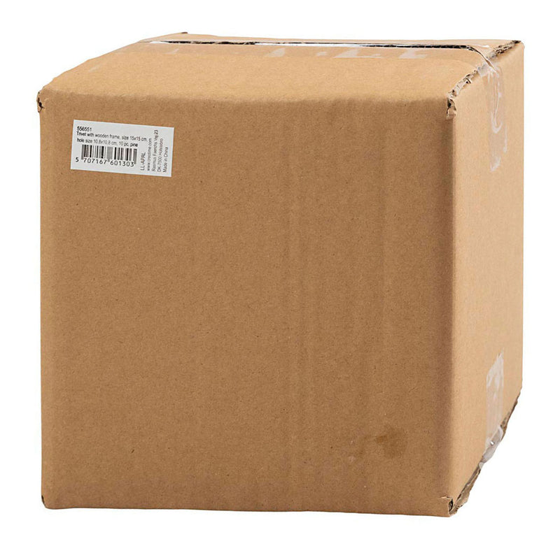 Load image into Gallery viewer, Creativ company onderzetter met houten lijst 15x15cm, 10st.
