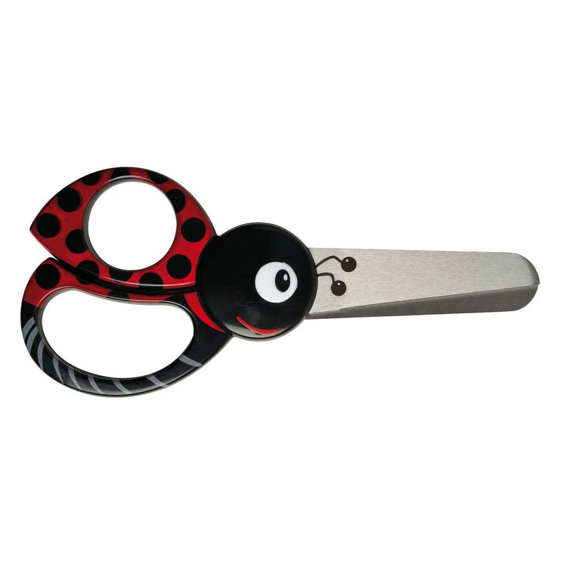 Load image into Gallery viewer, Creativ company fiskars kinderschaar met dierenmotief lieveheersbeestje - 13cm