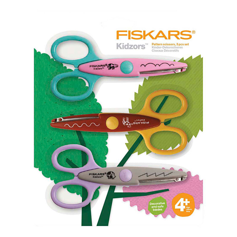 Afbeelding laden in galerijviewer, Creativ company fiskars kidzors kartelscharen nijlpaard kameel egel- 3st.
