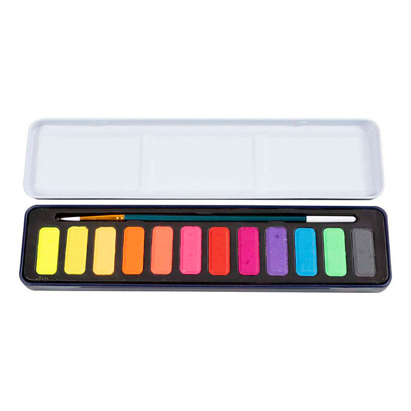Load image into Gallery viewer, Creativ company cc waterverf set pastelkleuren 12 kleuren