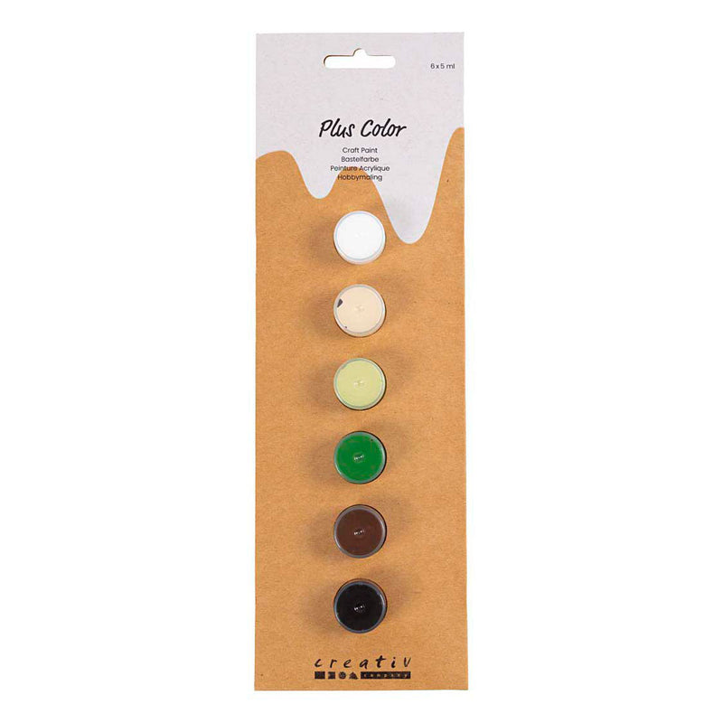 Load image into Gallery viewer, Creativ company plus color acrylverf naturel kleuren - 6x5ml.