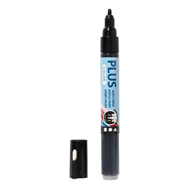 Afbeelding laden in galerijviewer, Creativ company plus color marker 1-2mm - zwart