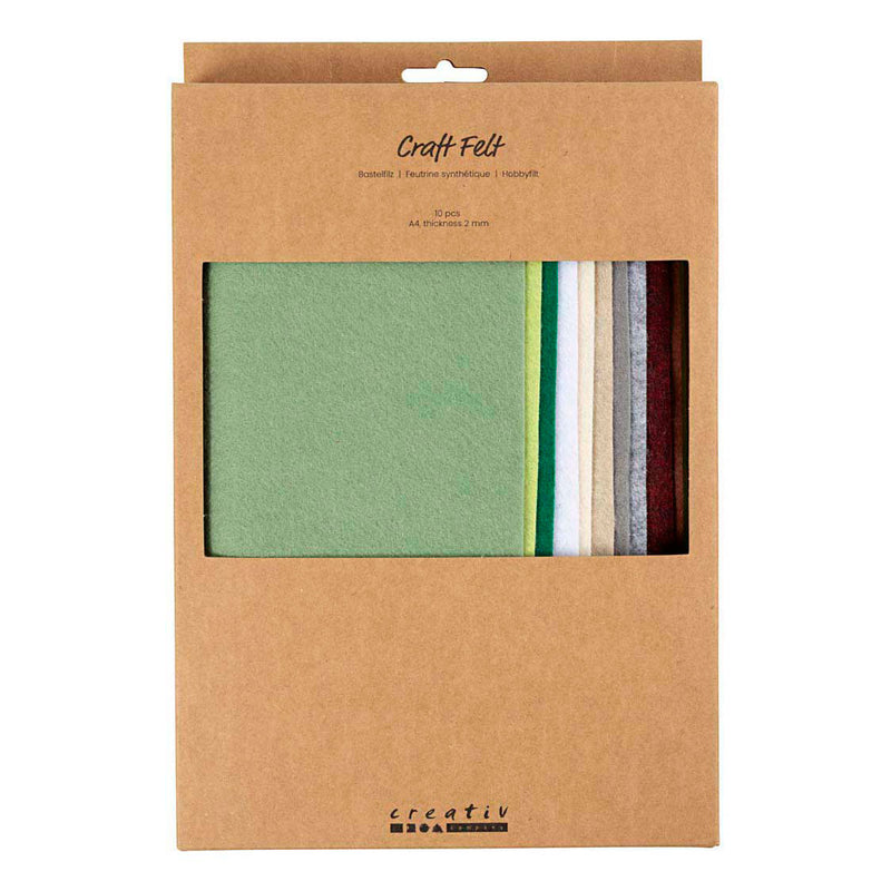 Load image into Gallery viewer, Creativ company hobbyvilt a4 dikte 2mm naturel kleuren - 10st.