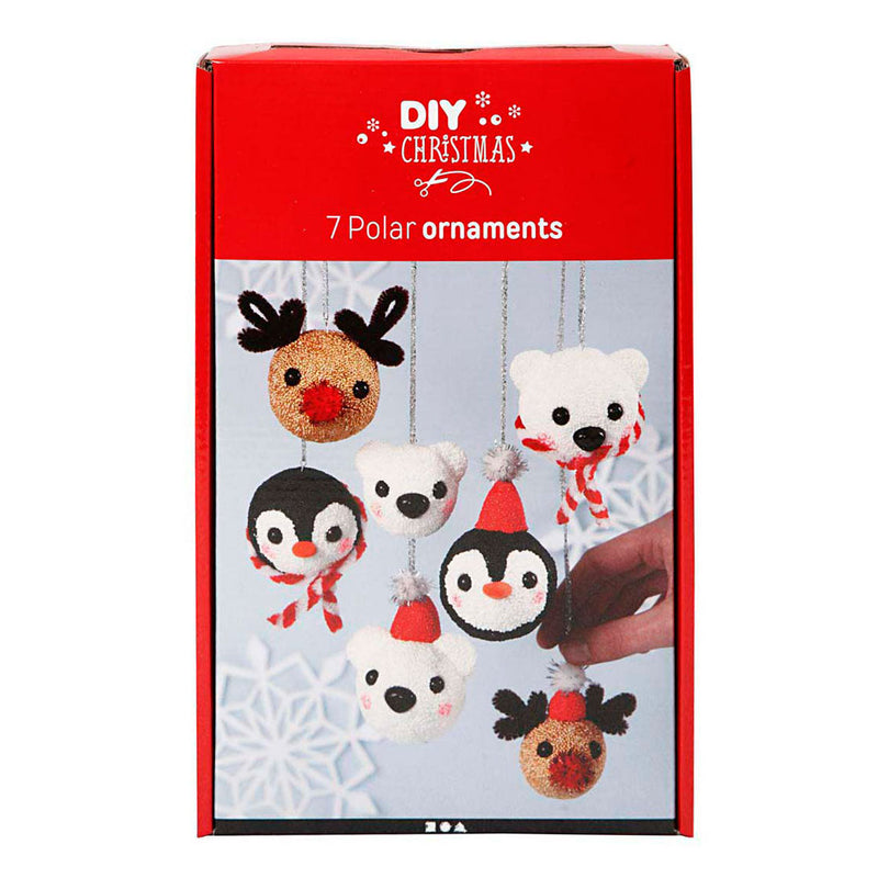 Load image into Gallery viewer, Foam clay hobbyset kersthangers boetseren