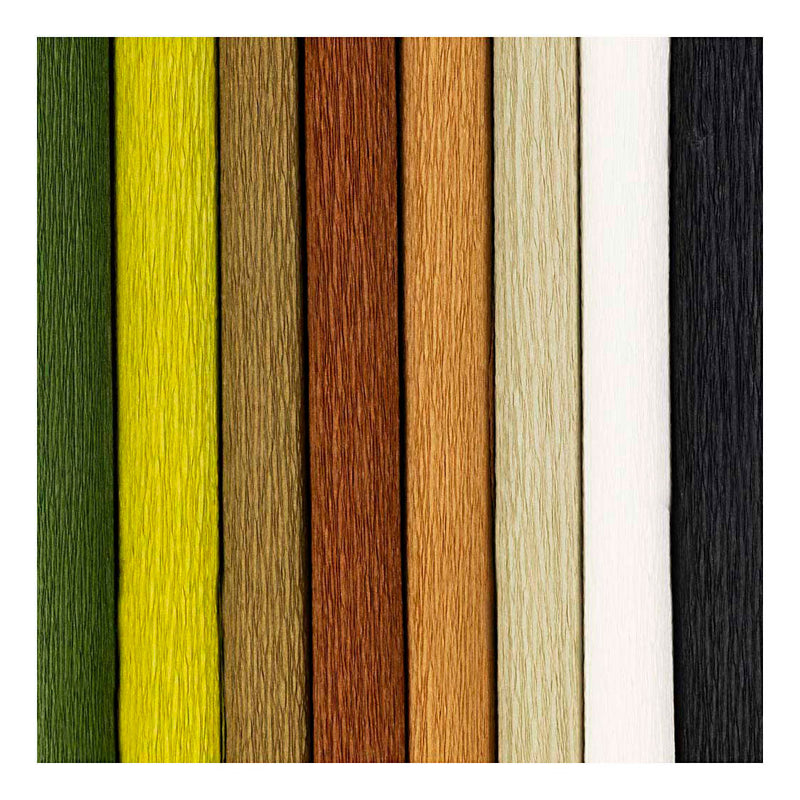 Load image into Gallery viewer, Creativ company https: www.cchobby.nl crepepapier-vel-25x60-cm-crepe-verhouding-180-105-gr-naturel-8-vel-1-doos