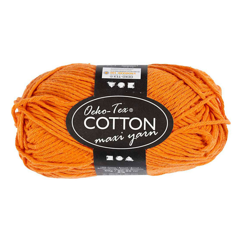 Load image into Gallery viewer, Creativ company katoengaren afm 8 8 l: 80-85 m oranje - 50gr.