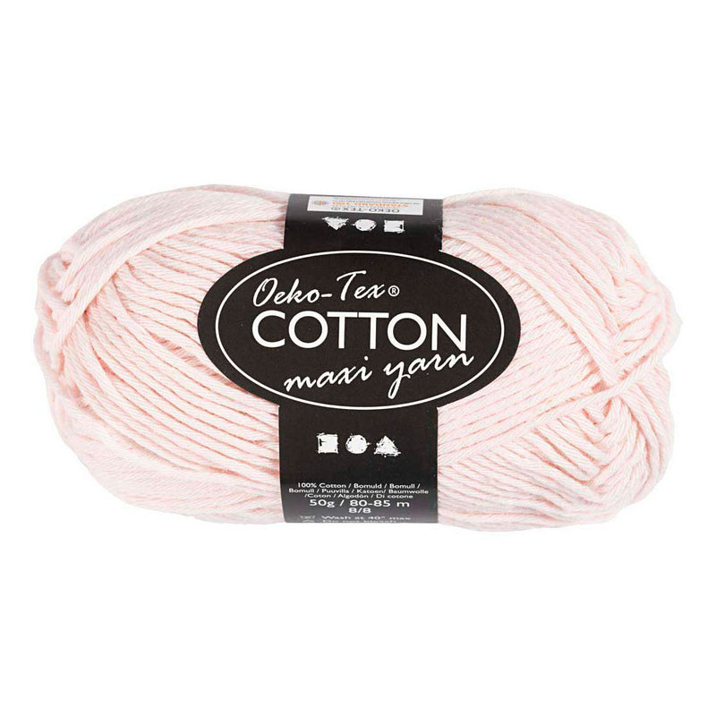 Load image into Gallery viewer, Creativ company katoengaren afm 8 8 l: 80-85 m dusty rose - 50gr.