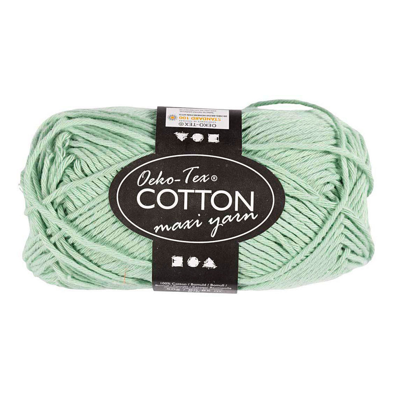 Load image into Gallery viewer, Creativ company katoengaren afm 8 8 l: 80-85 m mint groen - 50gr.