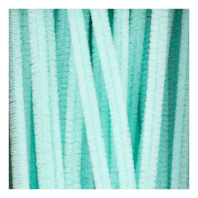 Load image into Gallery viewer, Creativ company chenille 6mm x 30cm licht turquoise - 50st.