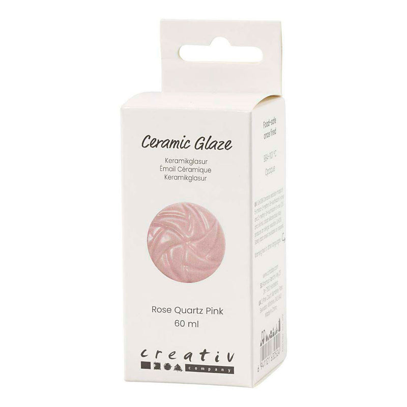 Afbeelding laden in galerijviewer, Creativ company https: www.cchobby.nl keramiek-glazuur-984-1101-c-dekkend-rose-60-ml-1-doosje