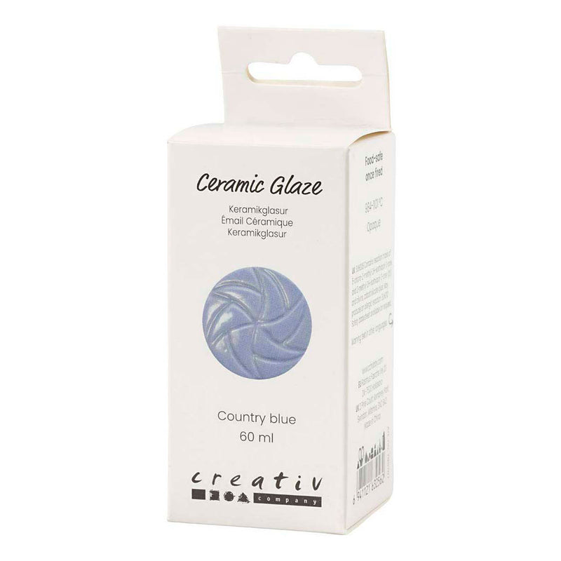 Afbeelding laden in galerijviewer, Creativ company https: www.cchobby.nl keramiek-glazuur-984-1101-c-dekkend-country-blue-60-ml-1-doosje