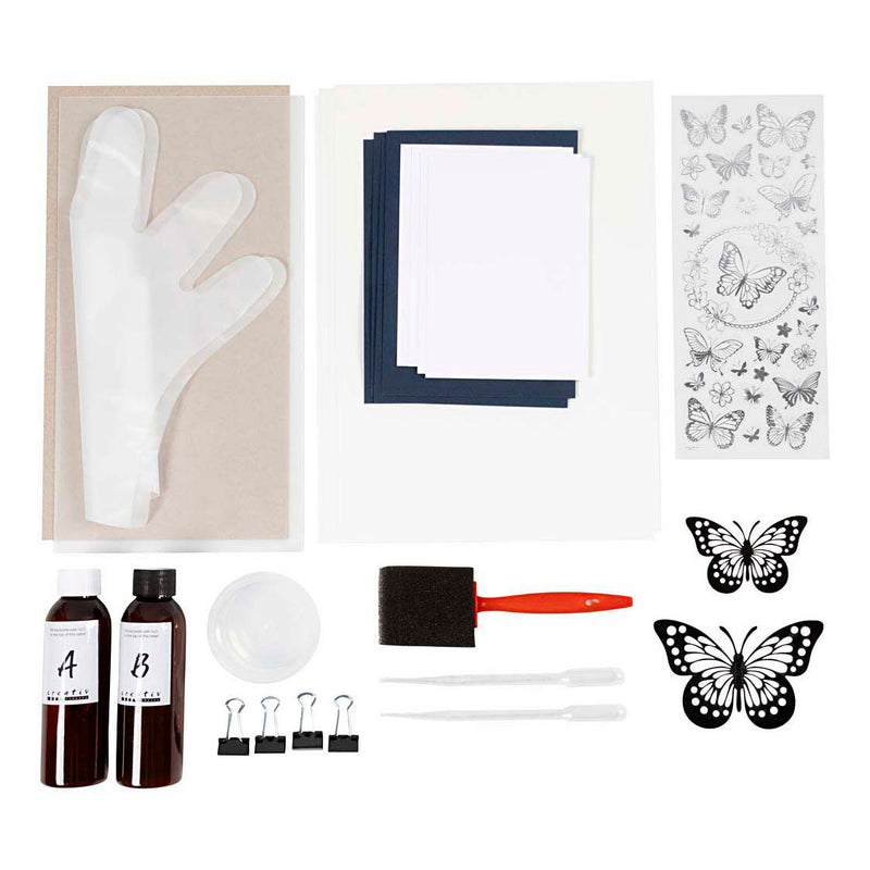 Afbeelding laden in galerijviewer, Creativ company hobbyset cyanotypie blauw