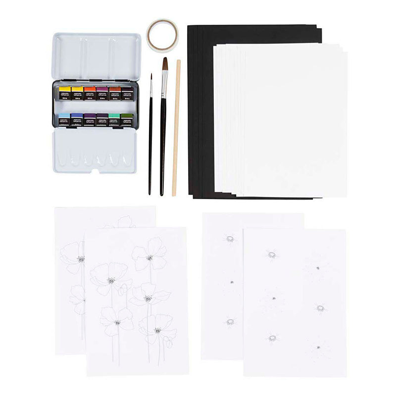 Afbeelding laden in galerijviewer, Creativ company http: www.cchobby.nl hobbyset-aquarel-1-doos
