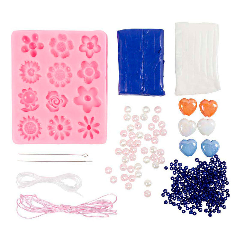 Afbeelding laden in galerijviewer, Creativ company mini hobbyset sieraden bloemen