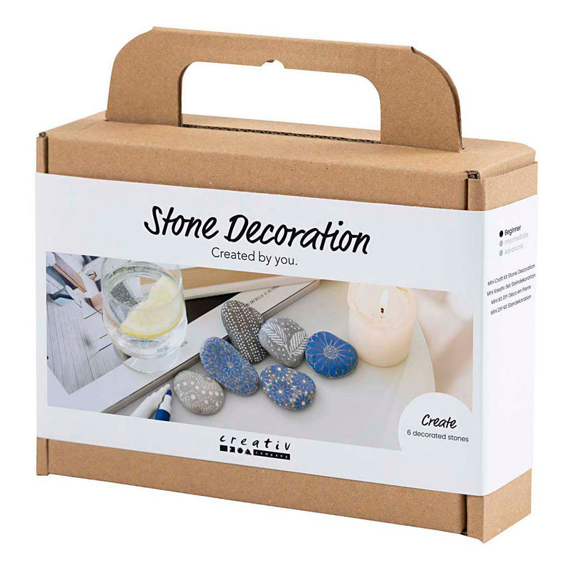 Load image into Gallery viewer, Creativ company mini hobbyset steendecoratie blauw
