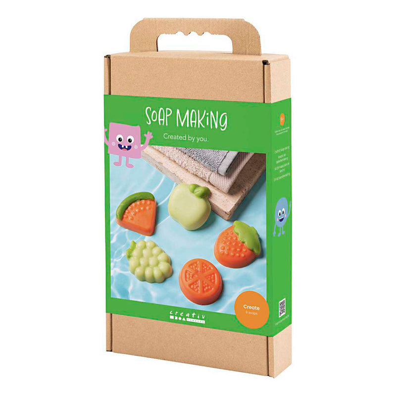 Afbeelding laden in galerijviewer, Creativ company https: www.cchobby.nl hobbyset-zeep-maken-fruit-groen-oranje-1-doos