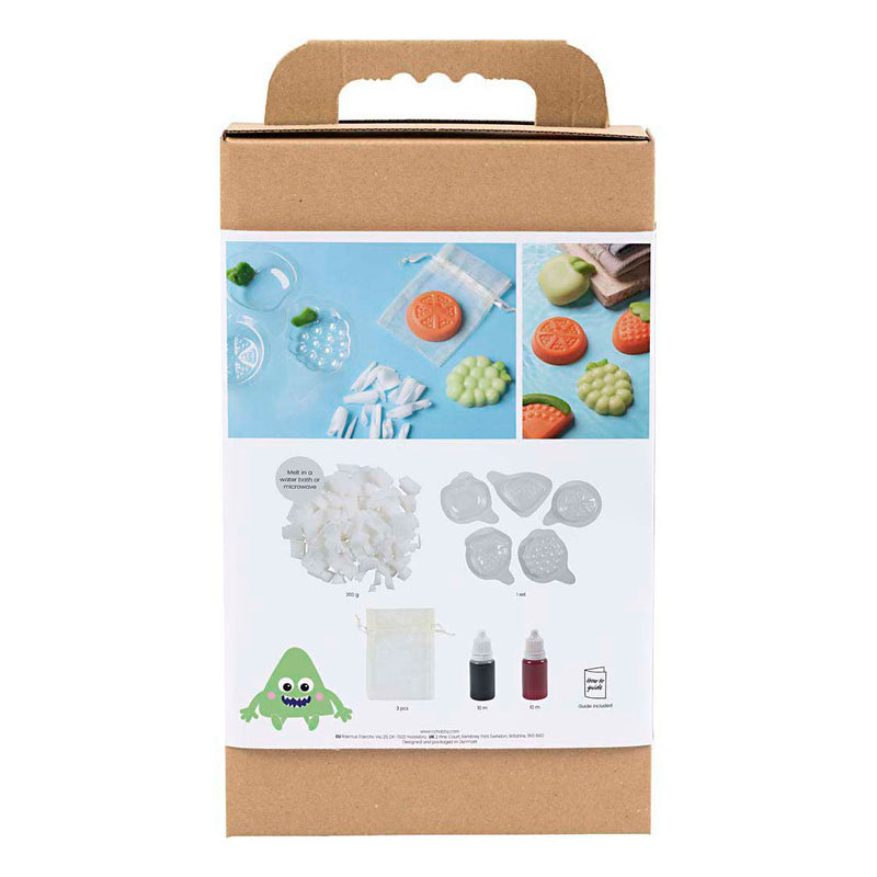 Load image into Gallery viewer, Creativ company hobbyset zeep maken fruit groen en oranje