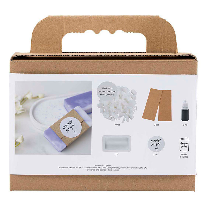 Load image into Gallery viewer, Creativ company mini hobbyset zeep maken vierkant lichtpaars