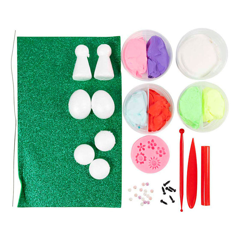 Afbeelding laden in galerijviewer, Creativ company https: www.cchobby.nl hobbyset-boetseren-elfje-pastelkleuren-1-doos