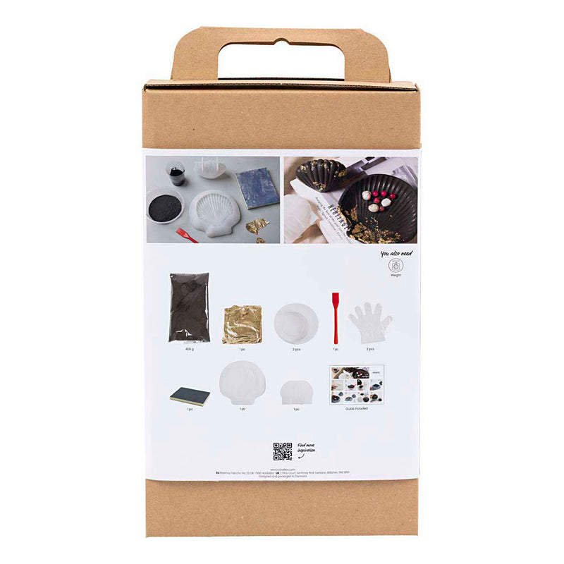 Load image into Gallery viewer, Creativ company hobbyset hars gieten mossel zwart goud