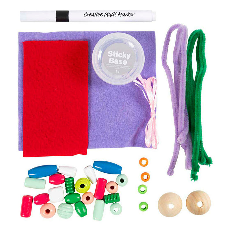 Load image into Gallery viewer, Creativ company http: www.cchobby.nl mini-hobbyset-decoratie-kerstkabouters-diverse-kleuren-1-doos