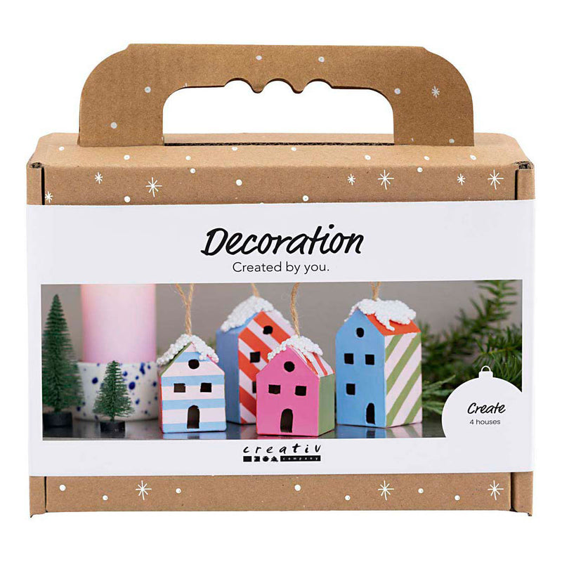 Load image into Gallery viewer, Creativ company mini hobbyset decoratie huizen kleurrijk