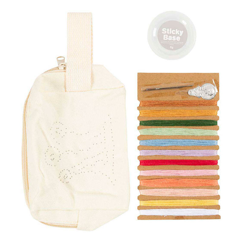 Load image into Gallery viewer, Creativ company mini hobbyset borduurwerk make-up tas