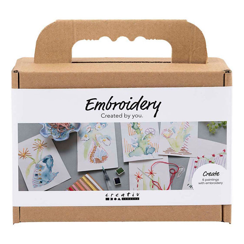 Load image into Gallery viewer, Creativ company mini hobbyset borduurwerk schilderijen met borduurwerk