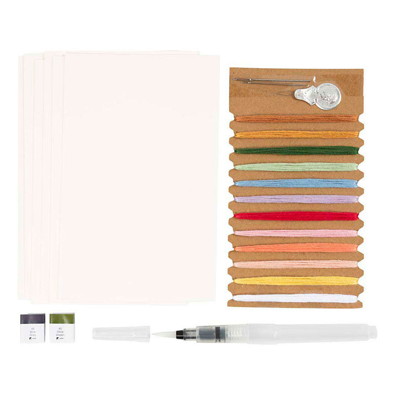 Load image into Gallery viewer, Creativ company mini hobbyset borduurwerk schilderijen met borduurwerk