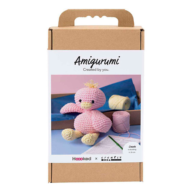 Afbeelding laden in galerijviewer, Creativ company https: www.cchobby.nl hobbyset-amigurumi-eendje-lichtroze-lichtgeel-1-doos